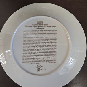 Lenox White and Gold Annual Edition Plate